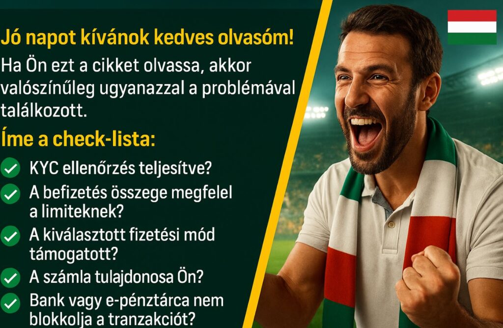 kifizetés ellenőrző lista – játékos útmutató
