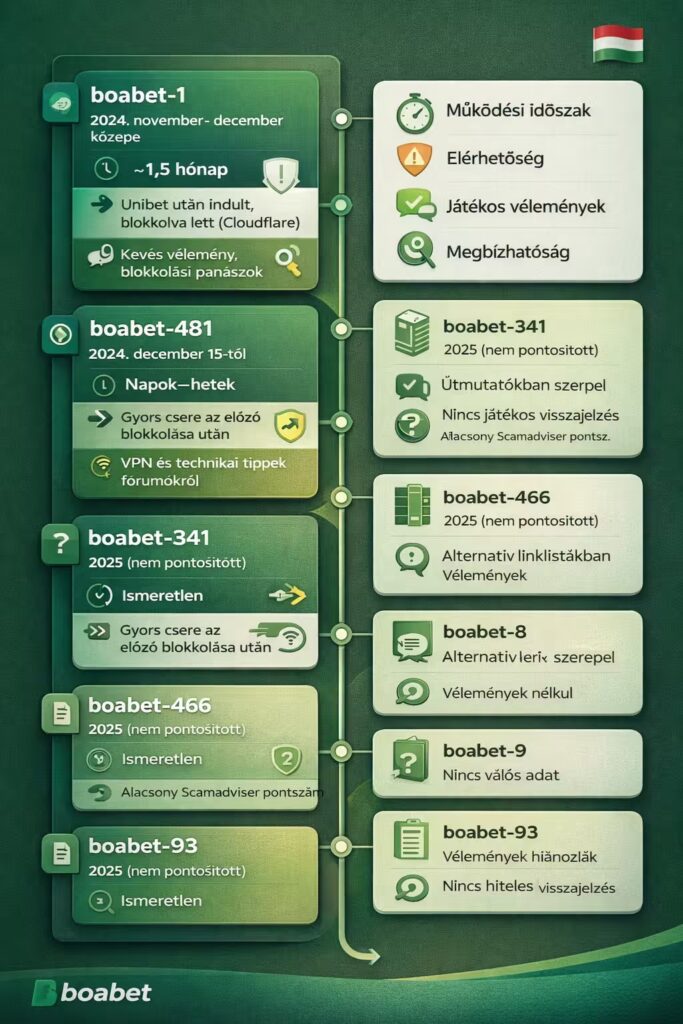 Boabet birtok története