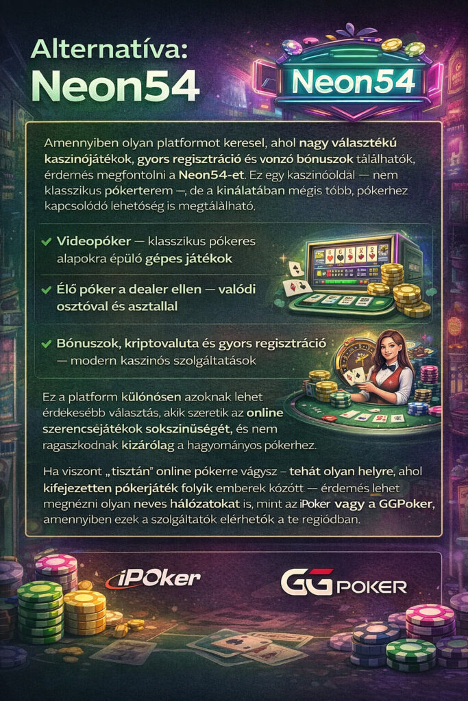 Alternatív infografika: Neon54